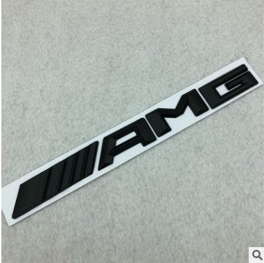 Metal English Car Stickers for Mercedes AMG Trunk