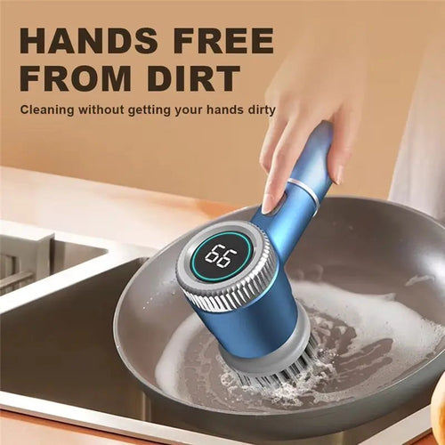 Electric Spinning Brush Handheld Electric Spin Scrubber USB Charging