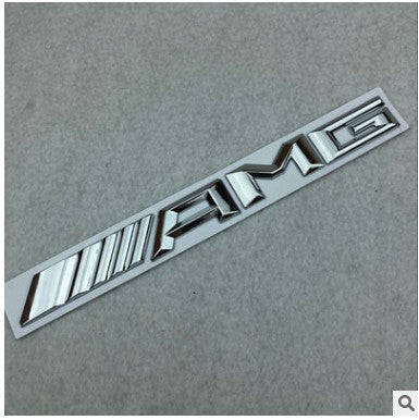 Metal English Car Stickers for Mercedes AMG Trunk